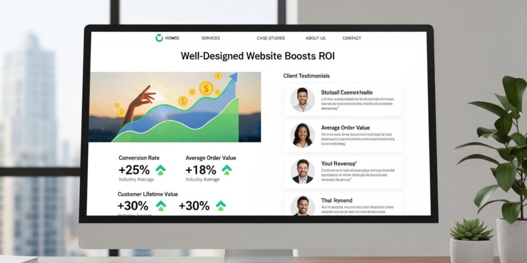 Well-Designed Website Boosts ROI